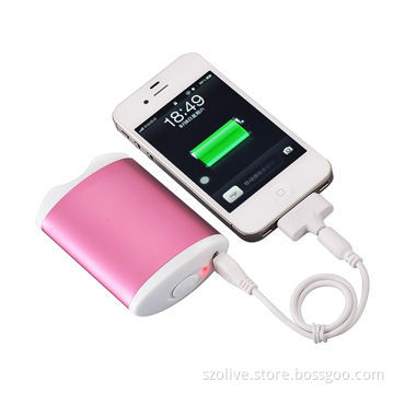 Electric hand warmer with high capacity battery lasting time 3-5 hours
